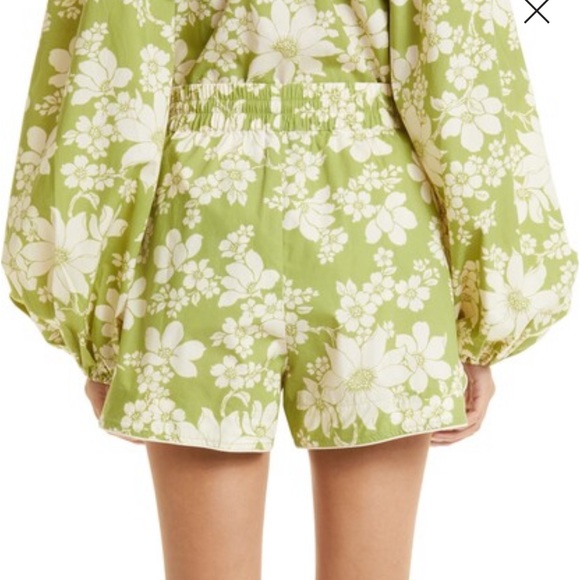 ALÉMAIS Leisa Floral Organic Cotton Shorts - Picture 2 of 9